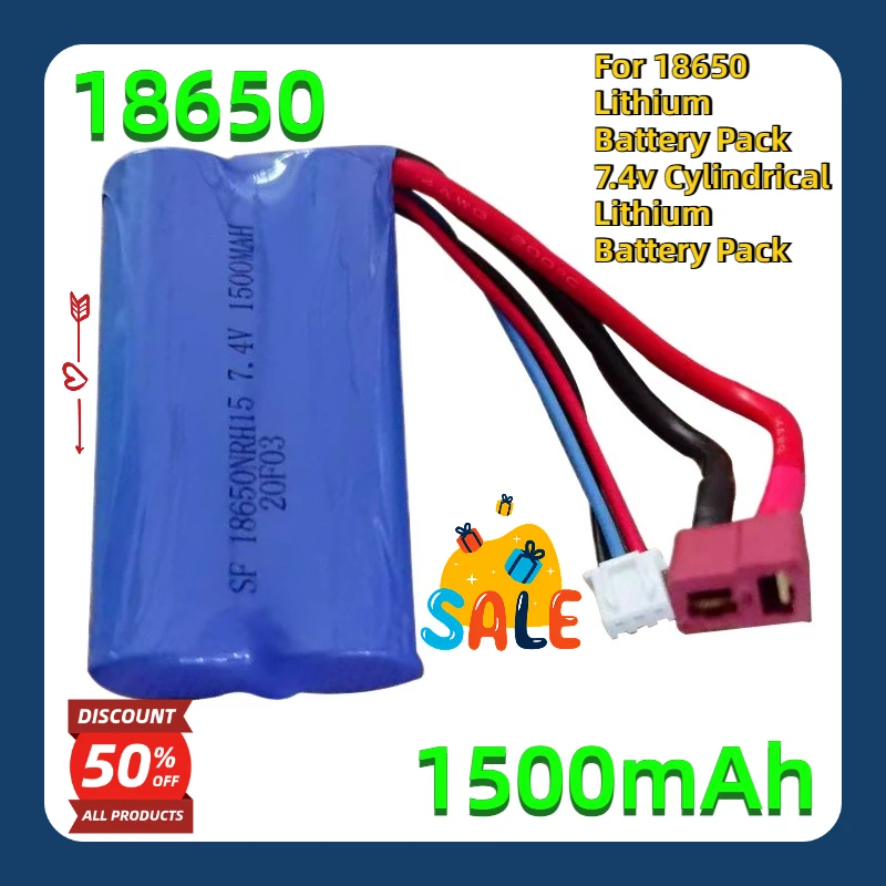 For 18650 Lithium Battery Pack 7.4v Cylindrical Lithium Battery Pack 2pcs
For 18650 Lithium Battery Pack 7.4v Cylindrical Lithium Battery Pack 2pcs