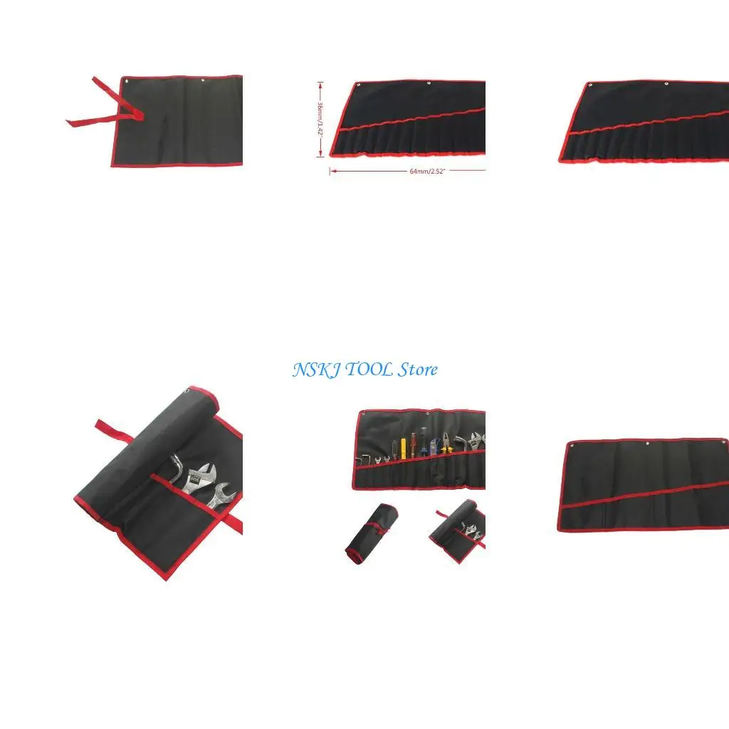 L8RC Tool Roll Bag 14-Pocket Wrench Multi-purpose Tool Roll Up Bag
L8RC Tool Roll Bag 14-Pocket Wrench Multi-purpose Tool Roll Up Bag