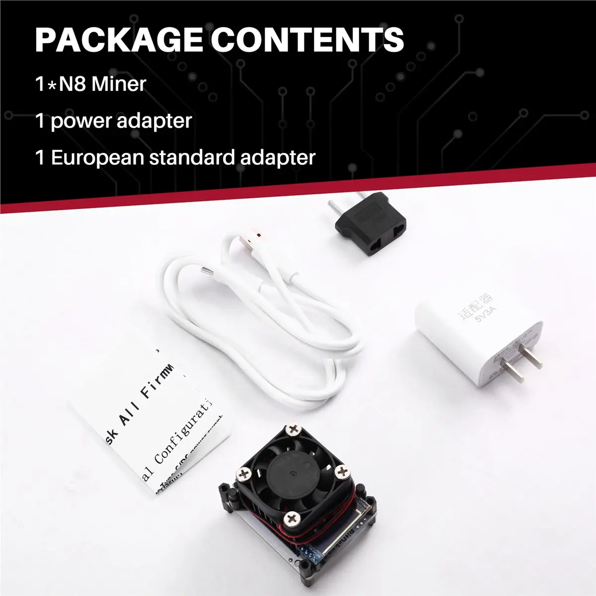 goodidea Bitdsk N8 200Gh/S BM1397 Bitcoin ASIC BTC Miner Solo Lottery Miner EU PLUG
goodidea Bitdsk N8 200Gh/S BM1397 Bitcoin ASIC BTC Miner Solo Lottery Miner EU PLUG