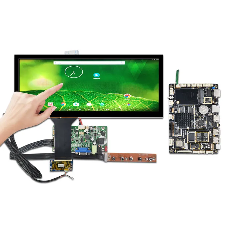 12.3" IPS LCD Screen 1920*720 LVDS 50 Pins Bar Display WIFI Bluetoot-compatible Android System Driver Board + Capacitive Touch
12.3" IPS LCD Screen 1920*720 LVDS 50 Pins Bar Display WIFI Bluetoot-compatible Android System Driver Board + Capacitive Touch