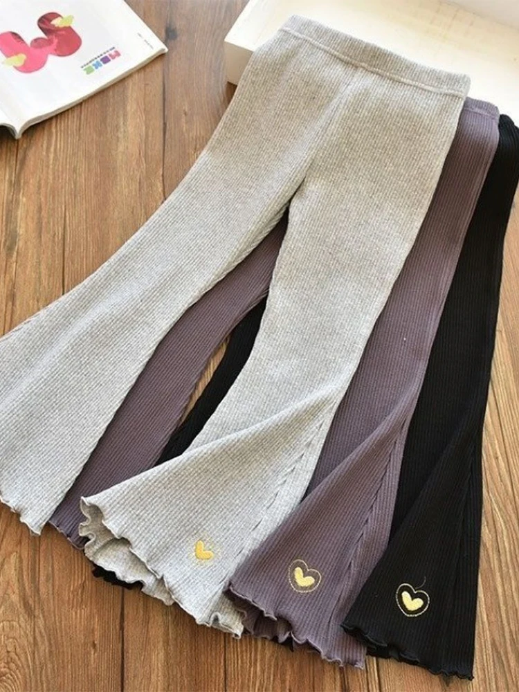 Облегающие брюки-клеш для девочек, тонкие модные осенние новые длинные брюки для маленьких девочек, удобный мягкий материал
Облегающие брюки-клеш для девочек, тонкие модные осенние новые длинные брюки для маленьких девочек, удобный мягкий материал