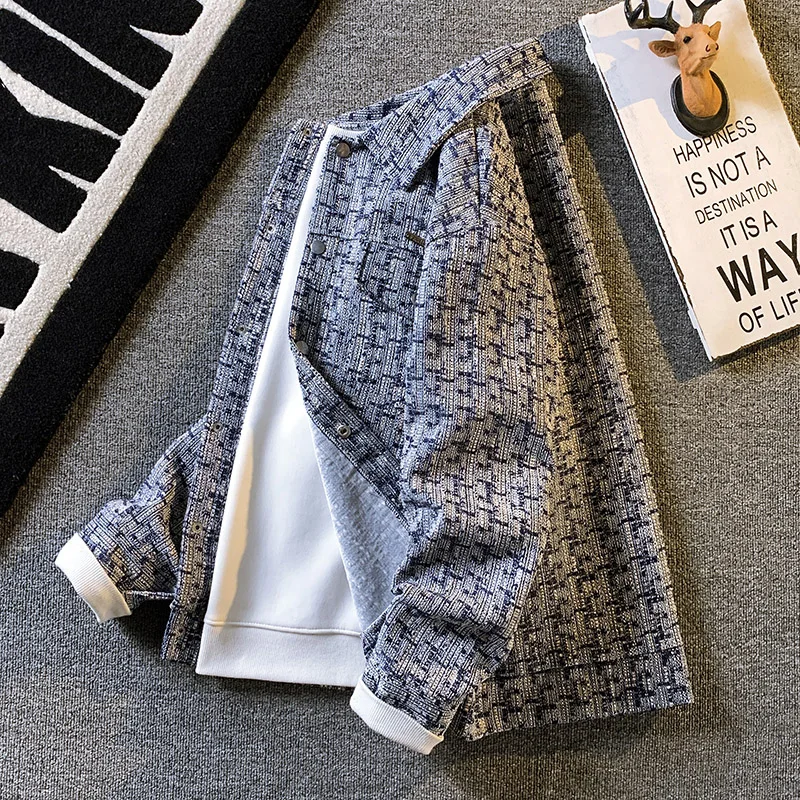 Men's Tweed Jaet Spring Autumn Trendy Brand Small Fraance Sle High-End Feeling Upper Apparel 2024 New Workwear Jaet
Men's Tweed Jaet Spring Autumn Trendy Brand Small Fraance Sle High-End Feeling Upper Apparel 2024 New Workwear Jaet
