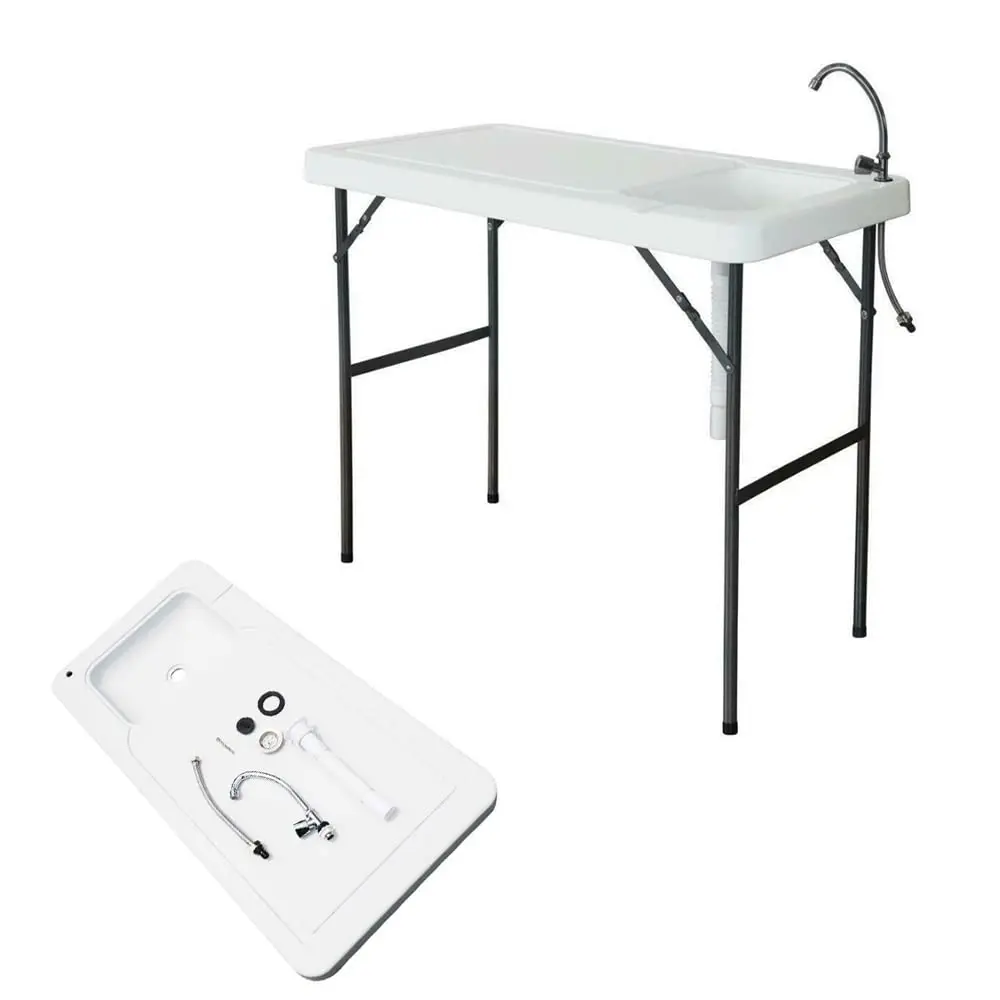 Portable Folding Fish Table, Fish Fillet Hunting Table Cutting Camping Fish Cleaning Table With Sink Faucet For Picnic Outdoor
Portable Folding Fish Table, Fish Fillet Hunting Table Cutting Camping Fish Cleaning Table With Sink Faucet For Picnic Outdoor