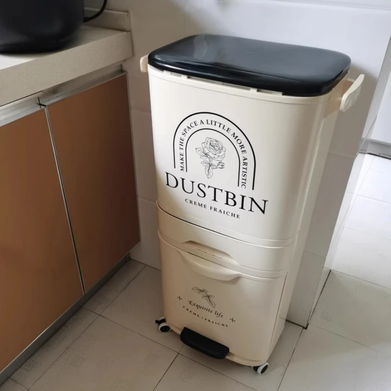 Контейнер для мусора без помощи рук, Кухонный мусорный бак премиум-класса, контейнер для мусора с двумя отделениями, контейнер для переработки с защитой от запаха
Контейнер для мусора без помощи рук, Кухонный мусорный бак премиум-класса, контейнер для мусора с двумя отделениями, контейнер для переработки с защитой от запаха