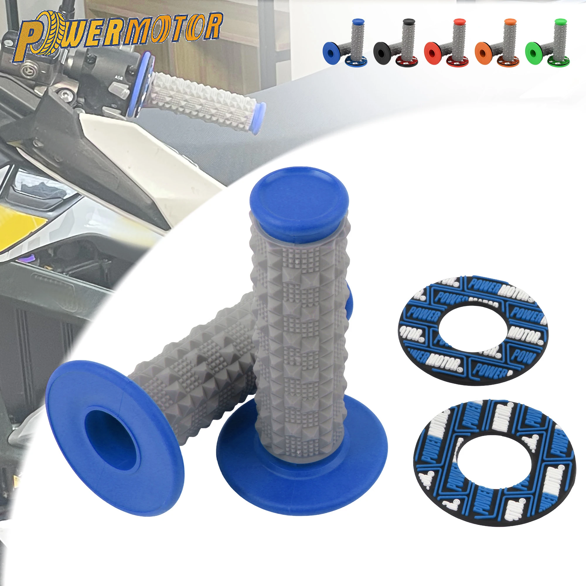 Universal Motorcycle 22mm 7/8 " Handlebar Grip For KTM Honda Scooter ATV DirtBike Off Road Racing Large Particles Gel Brake Hand
Universal Motorcycle 22mm 7/8 " Handlebar Grip For KTM Honda Scooter ATV DirtBike Off Road Racing Large Particles Gel Brake Hand