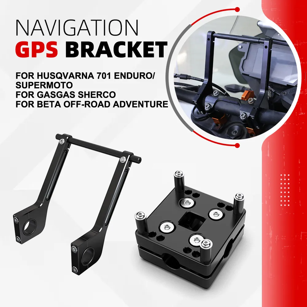For Husqvarna 701 Enduro/Supermoto For GasGas Sherco For Beta Off-road Adventure Rally Motorcycle Phone GPS Navigation Bracket
For Husqvarna 701 Enduro/Supermoto For GasGas Sherco For Beta Off-road Adventure Rally Motorcycle Phone GPS Navigation Bracket
