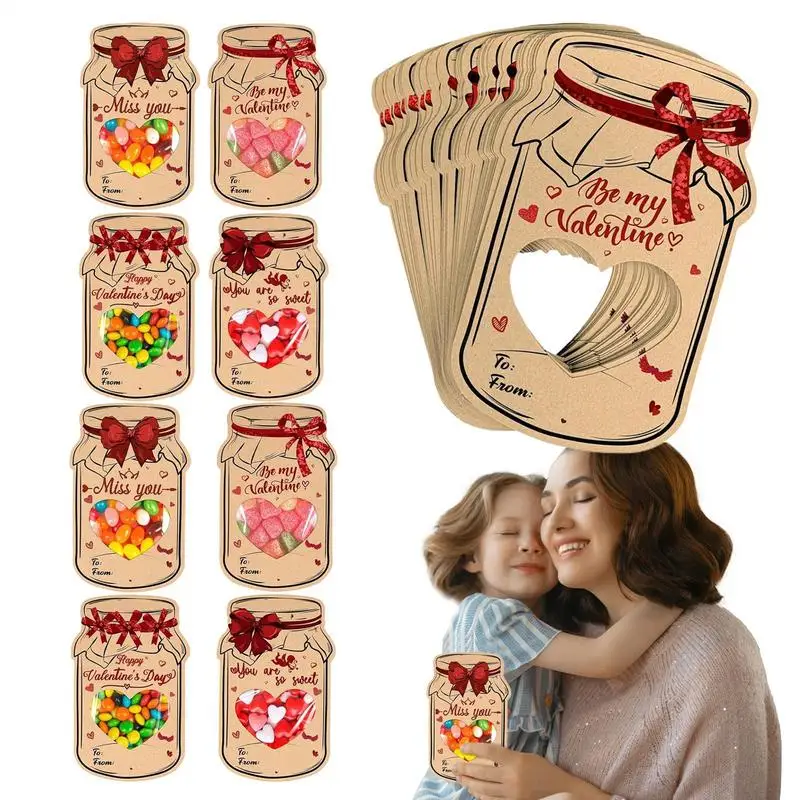 Valentines Day Cards For Kids 48X Jar Shape Valentine's Day Greeting Card Interactive Happy Valentine Card Holiday Favors For
Valentines Day Cards For Kids 48X Jar Shape Valentine's Day Greeting Card Interactive Happy Valentine Card Holiday Favors For