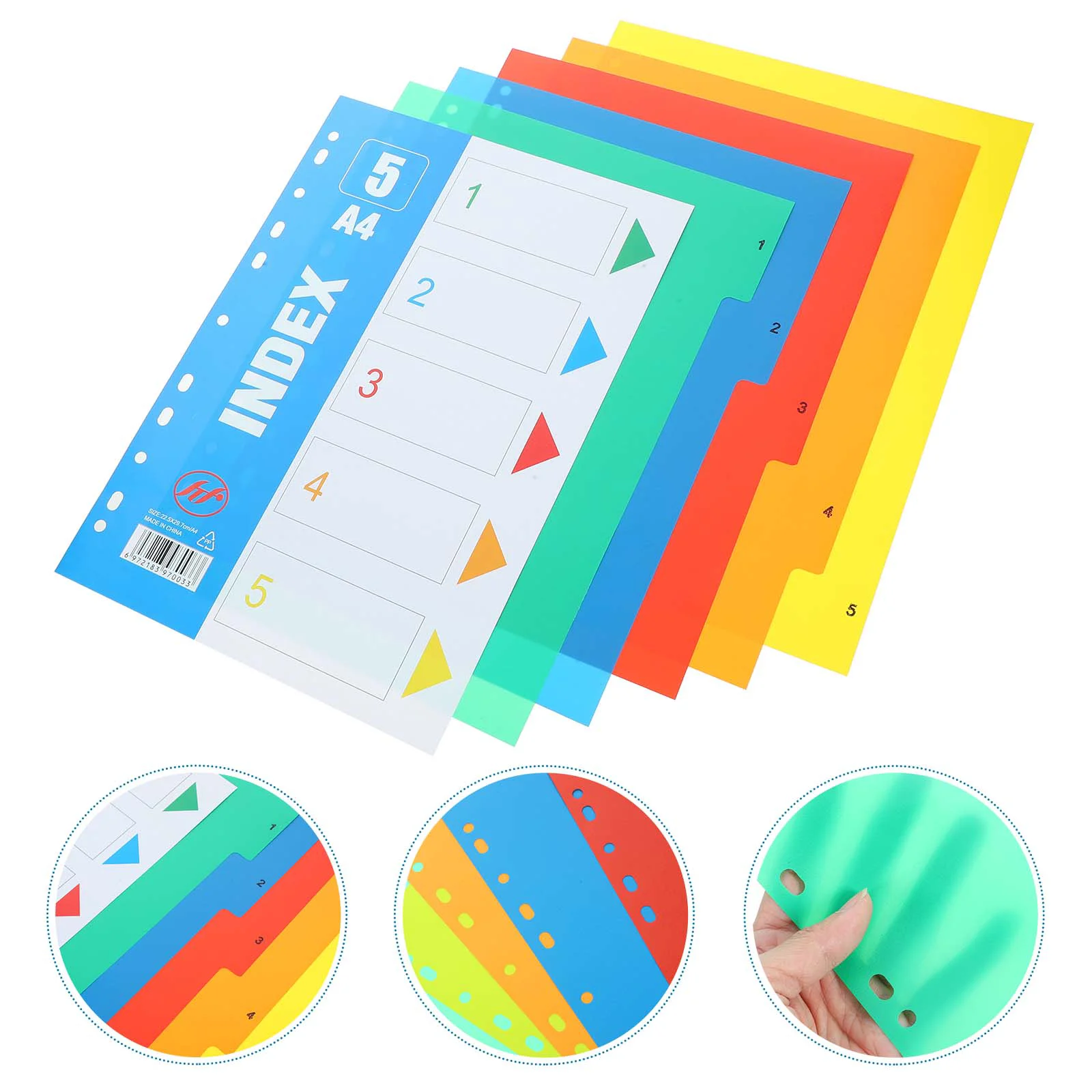 Index Separator Page Dividers A4 Pastel Loose-leaf Markers Binder With Tabs Notebook File For
Index Separator Page Dividers A4 Pastel Loose-leaf Markers Binder With Tabs Notebook File For