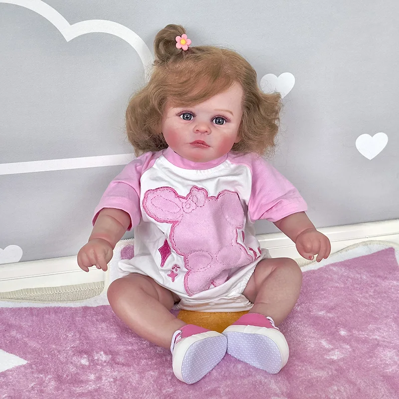 50CM Reborn Baby Rooted hair Soft Body Doll with 3D Skin Multiple Layers Painting with Visible Veins Soft Touch Doll
50CM Reborn Baby Rooted hair Soft Body Doll with 3D Skin Multiple Layers Painting with Visible Veins Soft Touch Doll