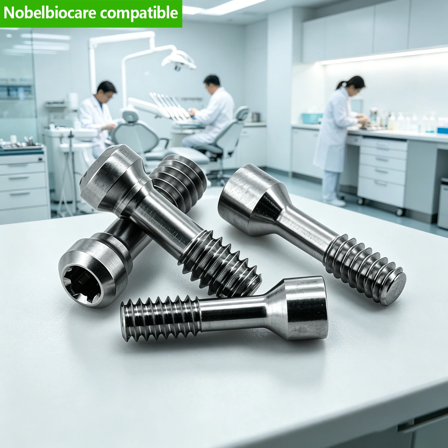 OEM Titanium Precision Prosthetic Abutment Screw Bridge Internal Conical Connection Surface Treatment Compatible Nobel Biocare
OEM Titanium Precision Prosthetic Abutment Screw Bridge Internal Conical Connection Surface Treatment Compatible Nobel Biocare