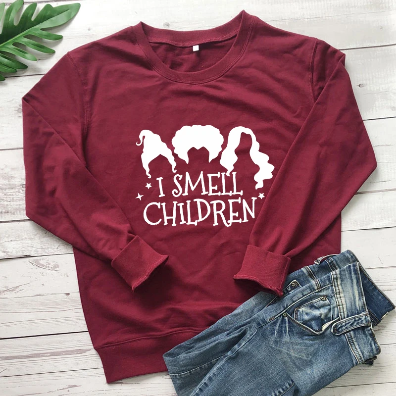 witches i smell children Sweatshirt funny women long sleeve jumper Halloween pullovers
witches i smell children Sweatshirt funny women long sleeve jumper Halloween pullovers