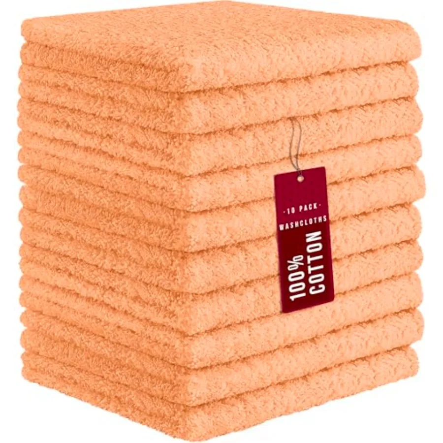 10 Pack 100% Cotton Wash Cloth, Luxurious Soft, 12 x 12 inch Ultra Absorbent, Machine Washable Washcloths, 10 Pack
10 Pack 100% Cotton Wash Cloth, Luxurious Soft, 12 x 12 inch Ultra Absorbent, Machine Washable Washcloths, 10 Pack