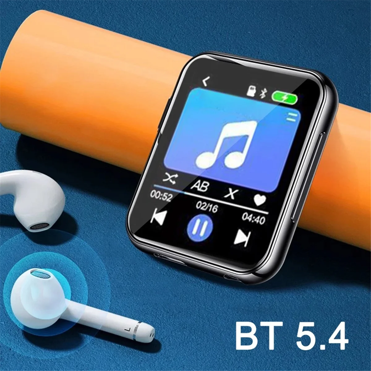 A62T-MP3 Music Player with Bluetooth 5.4 HiFi MP4 Walkman Full Touch Screen Built-in Speaker Recorder Camera Video Player
A62T-MP3 Music Player with Bluetooth 5.4 HiFi MP4 Walkman Full Touch Screen Built-in Speaker Recorder Camera Video Player