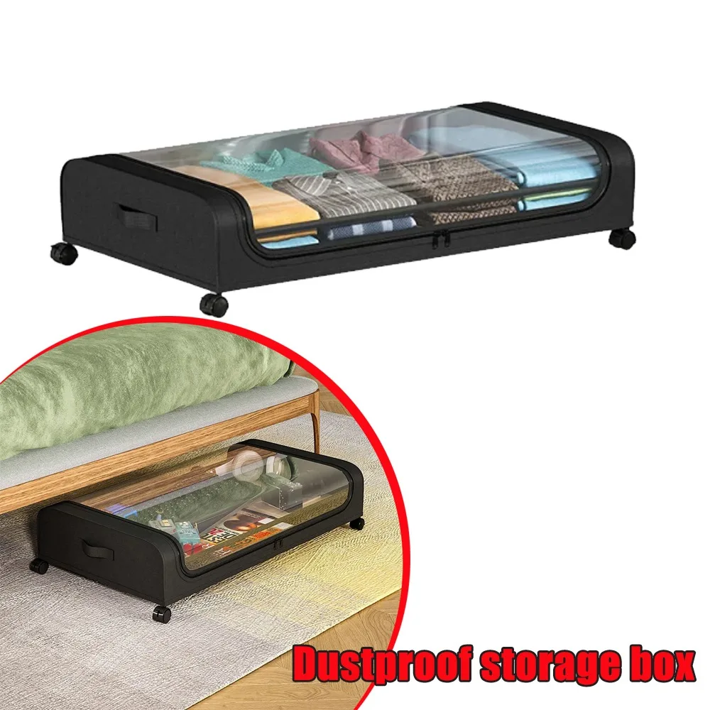 Under Bed Dustproof Storage Box With Wheels Under Bed Storage Rack Simple Clothes Shoes Storage Box Organizer
Under Bed Dustproof Storage Box With Wheels Under Bed Storage Rack Simple Clothes Shoes Storage Box Organizer