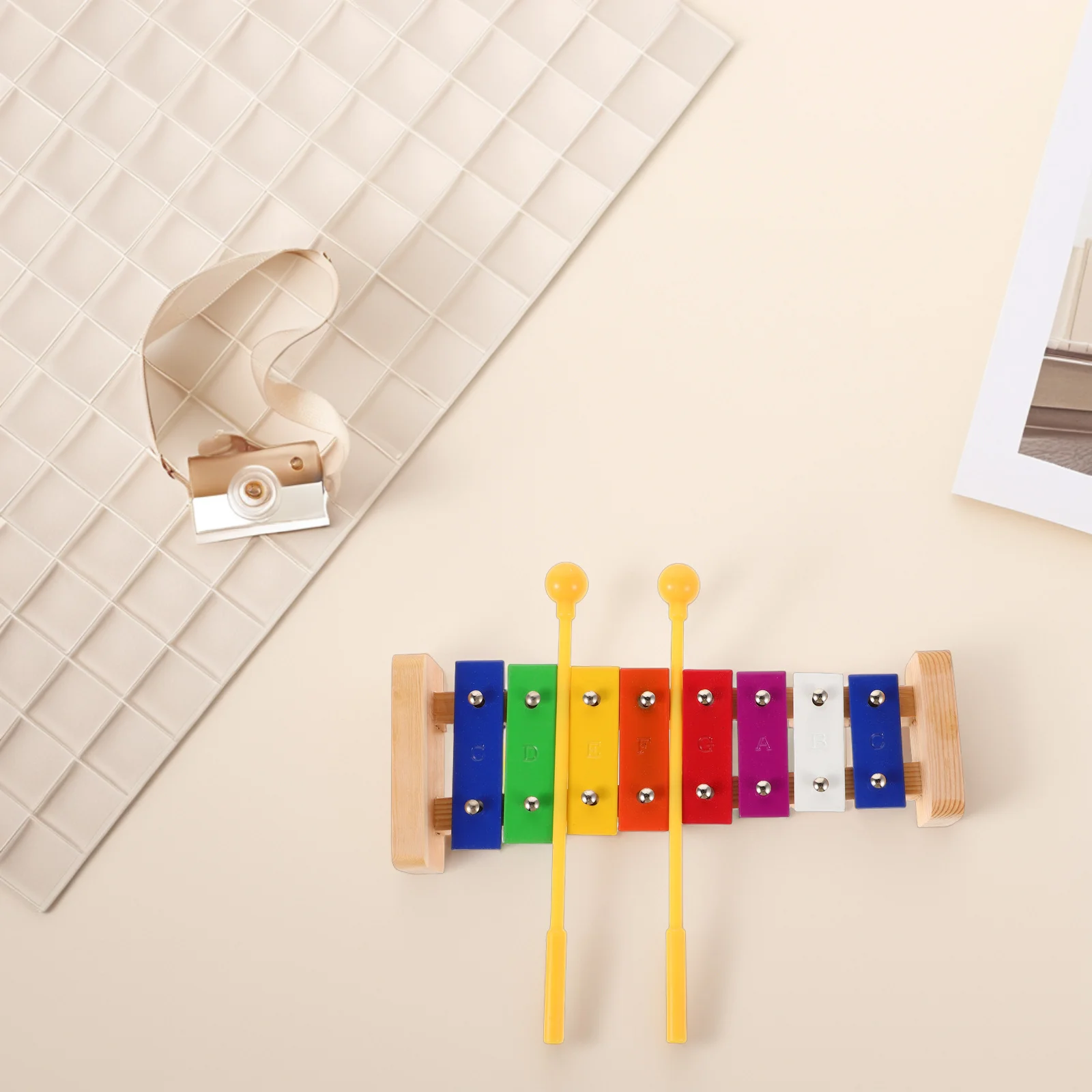 1 set 1 Set 8-Note Wooden Xylophone For Montessori Percussion Instrument Musical Hand Knocking Piano Early
1 set 1 Set 8-Note Wooden Xylophone For Montessori Percussion Instrument Musical Hand Knocking Piano Early