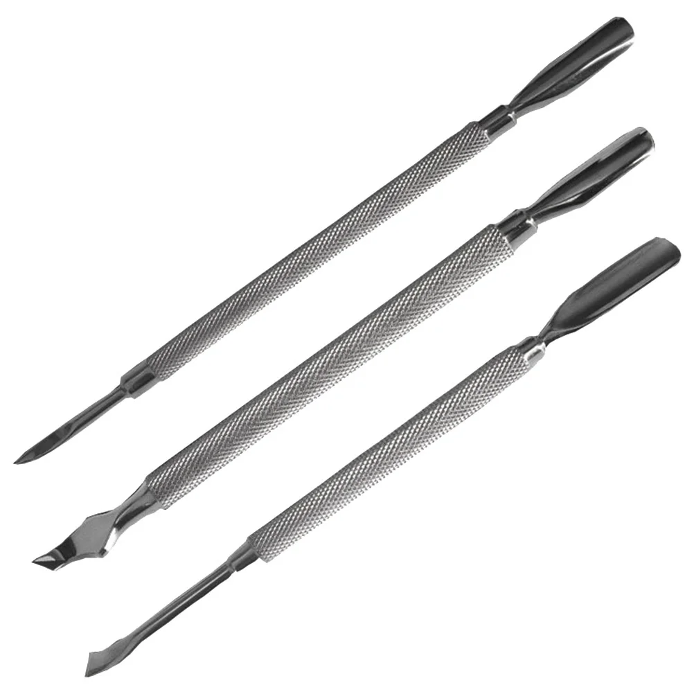 3Pcs Stainless Steel Cuticle Remover Nail Polish Cleaners for Shaping Uneven Surfaces and Removing Dirts Under Nails
3Pcs Stainless Steel Cuticle Remover Nail Polish Cleaners for Shaping Uneven Surfaces and Removing Dirts Under Nails