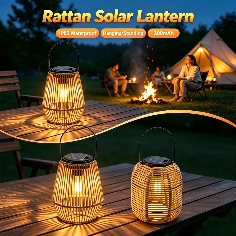 Solar Powered Bamboo Chandelier Lamp Standing/Hanging Weaving Lantern Courtyard Balcony Garden Yard Solar Decoration Lights
Solar Powered Bamboo Chandelier Lamp Standing/Hanging Weaving Lantern Courtyard Balcony Garden Yard Solar Decoration Lights