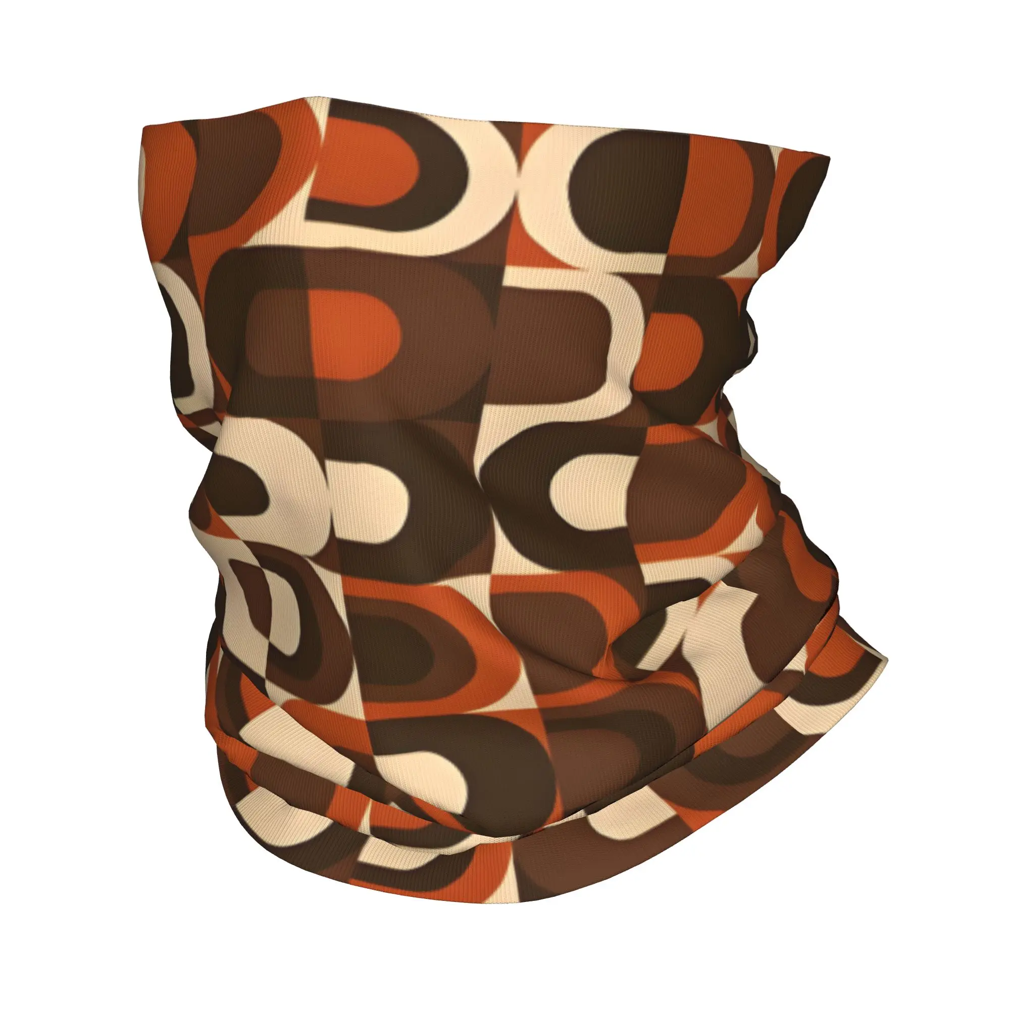 Промышленный оранжевый и темно-коричневый бандана 70-х годов, теплый ветрозащитный шарф для лица для пеших прогулок, повязка на голову с геометрическими гетрами
Промышленный оранжевый и темно-коричневый бандана 70-х годов, теплый ветрозащитный шарф для лица для пеших прогулок, повязка на голову с геометрическими гетрами