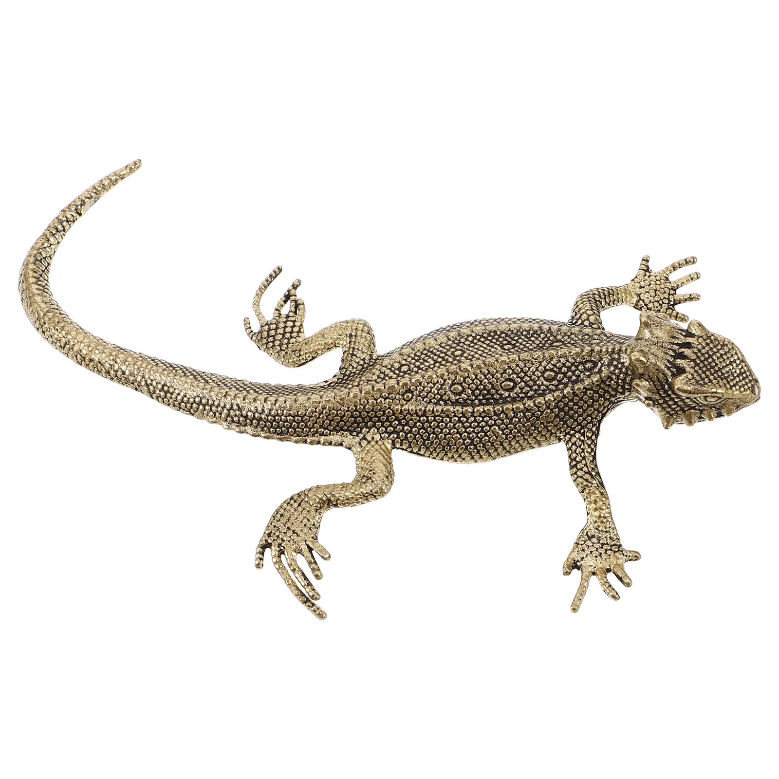 Brass Lizard Ornaments Tea Pet Desktop Animal Figurine Sculpture Decoration Wan
Brass Lizard Ornaments Tea Pet Desktop Animal Figurine Sculpture Decoration Wan