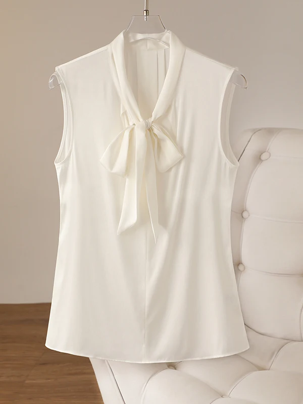 Ele Silk Women's irt Svel V-ne Knot Inner Wear Top French Sle Straight Cut UV Protection Summer Thin
Ele Silk Women's irt Svel V-ne Knot Inner Wear Top French Sle Straight Cut UV Protection Summer Thin