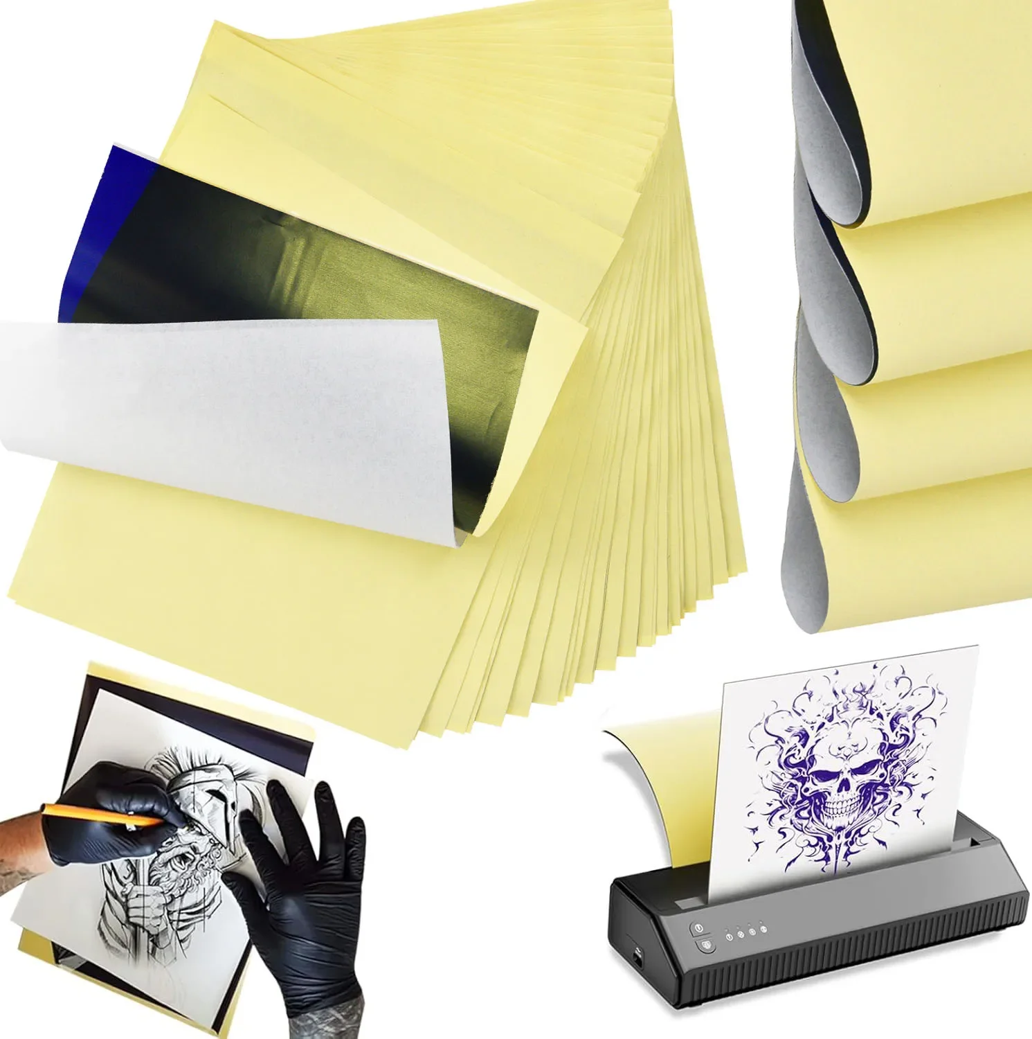 A4 Tattoo Transfer Pape Tattoo Stencil Paper Copy Paper Thermal Paper For Tattoo Transfer Machine Tattoo Accessorie
A4 Tattoo Transfer Pape Tattoo Stencil Paper Copy Paper Thermal Paper For Tattoo Transfer Machine Tattoo Accessorie