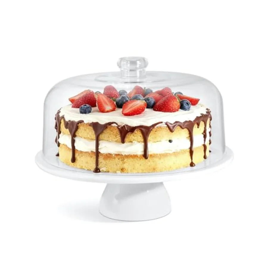 12 Inch Porcelain Cake Stand with Dome White Round Dessert Stand for Cakes Cupcakes and Pastries Elegant Covered Cake Display f
12 Inch Porcelain Cake Stand with Dome White Round Dessert Stand for Cakes Cupcakes and Pastries Elegant Covered Cake Display f