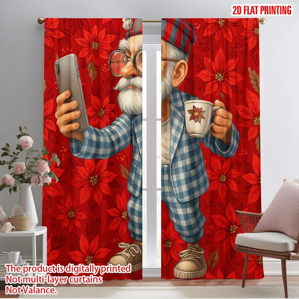 2pcs,2D plane printing Pattern Curtains Plaid Pajama Pose Versatile Durable Polyester (without rod) Home Decor Use for Living
2pcs,2D plane printing Pattern Curtains Plaid Pajama Pose Versatile Durable Polyester (without rod) Home Decor Use for Living