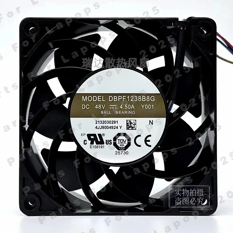 d+New Cooler Fan for AVC DBPF1238B8G 48V 4.50A 12038 12CM Aluminum Frame High Air Flow Cooling Fan 120 * 120 * 38MM
d+New Cooler Fan for AVC DBPF1238B8G 48V 4.50A 12038 12CM Aluminum Frame High Air Flow Cooling Fan 120 * 120 * 38MM