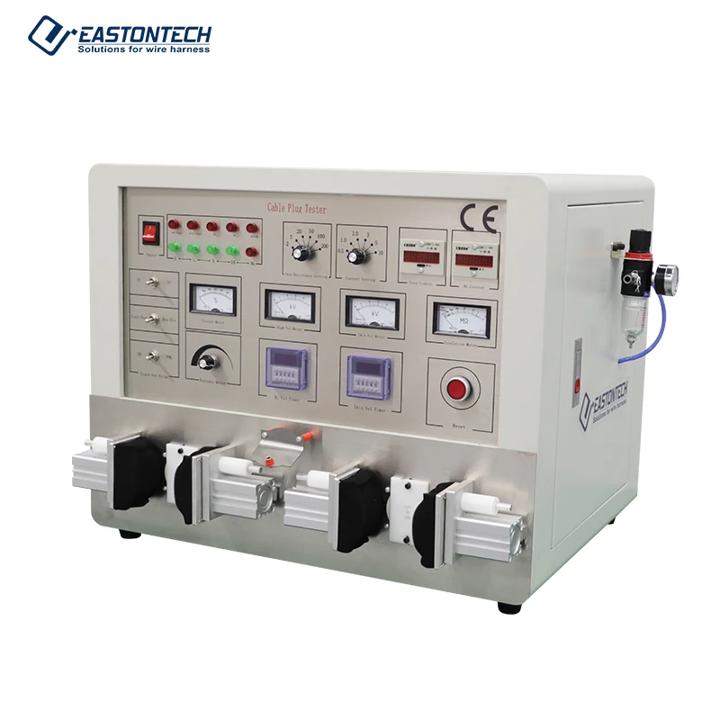 EW-2605 Dual Head Power Cord Cable Testing Machine French EU 3PIN Plug Competitive Price Cable Manufacturing Equipment
EW-2605 Dual Head Power Cord Cable Testing Machine French EU 3PIN Plug Competitive Price Cable Manufacturing Equipment