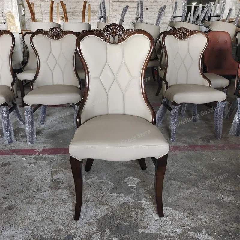 Nordic Style Solid Wood Dining Chair Modern Cream Style Luxury Restaurant Dining Chair Ergonomic Salon Home Furniture Stuhl
Nordic Style Solid Wood Dining Chair Modern Cream Style Luxury Restaurant Dining Chair Ergonomic Salon Home Furniture Stuhl