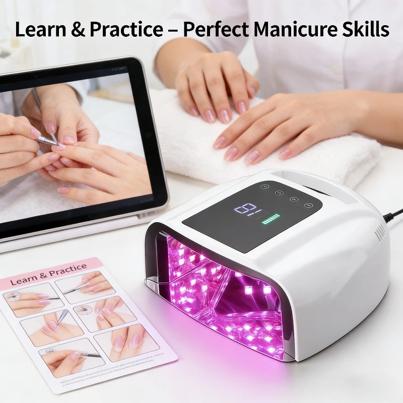New Rechargeable Nail Lamp Cordless Gel Polish Dryer UV LED Light for Nails Home Manicure Wireless Portable Nail Lamp
New Rechargeable Nail Lamp Cordless Gel Polish Dryer UV LED Light for Nails Home Manicure Wireless Portable Nail Lamp
