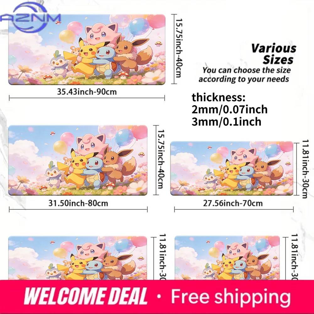 Pokemon Pikachu & Friends Party Gaming Desk Mat Non-Slip Washable Mouse Pad
Pokemon Pikachu & Friends Party Gaming Desk Mat Non-Slip Washable Mouse Pad
