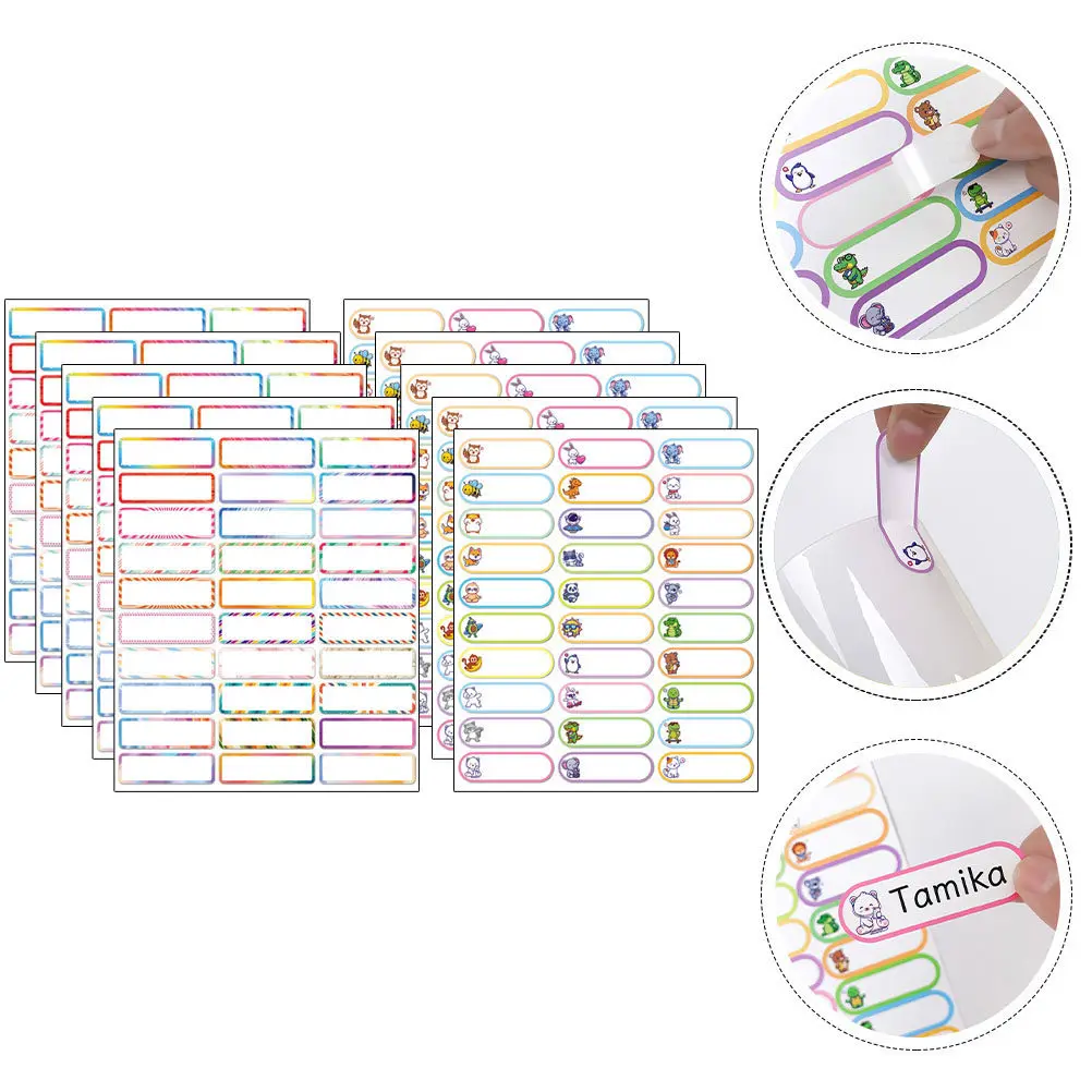 10 Sheets Small Label Stickers Writeable Name Bands for Kids Bottles Cups Lockers Fast Application Organized Daily Use Bottle
10 Sheets Small Label Stickers Writeable Name Bands for Kids Bottles Cups Lockers Fast Application Organized Daily Use Bottle