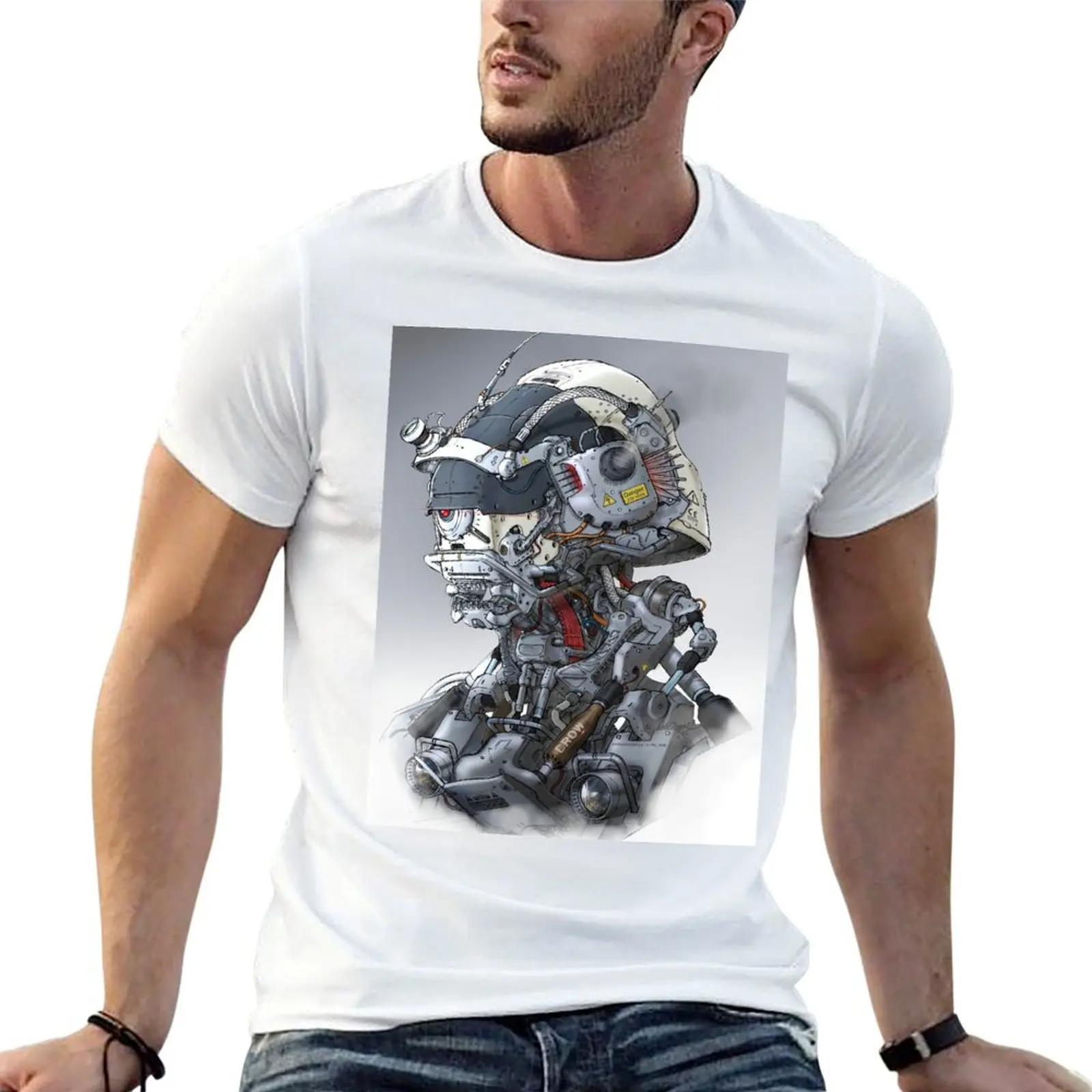 Robot Head T-Shirt t shirt man plain t shirts cotton 100% cotton t shirt pack T-shirt
Robot Head T-Shirt t shirt man plain t shirts cotton 100% cotton t shirt pack T-shirt