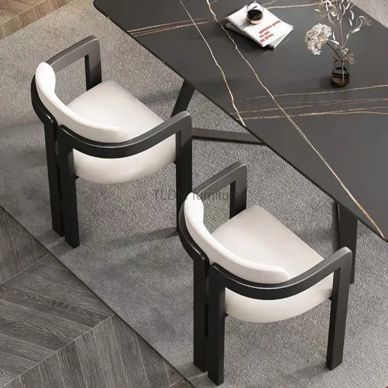 Nordic Luxury Solid Wood Dining Chairs Designer Home Restaurant Backrest Dining Chair Modern High-end Leisure Study Chair A
Nordic Luxury Solid Wood Dining Chairs Designer Home Restaurant Backrest Dining Chair Modern High-end Leisure Study Chair A