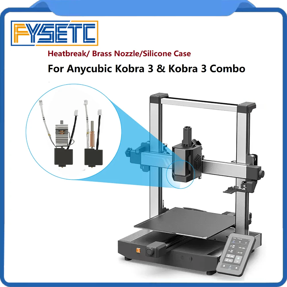 Для Anycubic Kobra 3 & Combo Hotend с тепловым разрывом Высококачественная латунная насадка термистор горловой нагревательный блок для Anycubic Kobra3
Для Anycubic Kobra 3 & Combo Hotend с тепловым разрывом Высококачественная латунная насадка термистор горловой нагревательный блок для Anycubic Kobra3