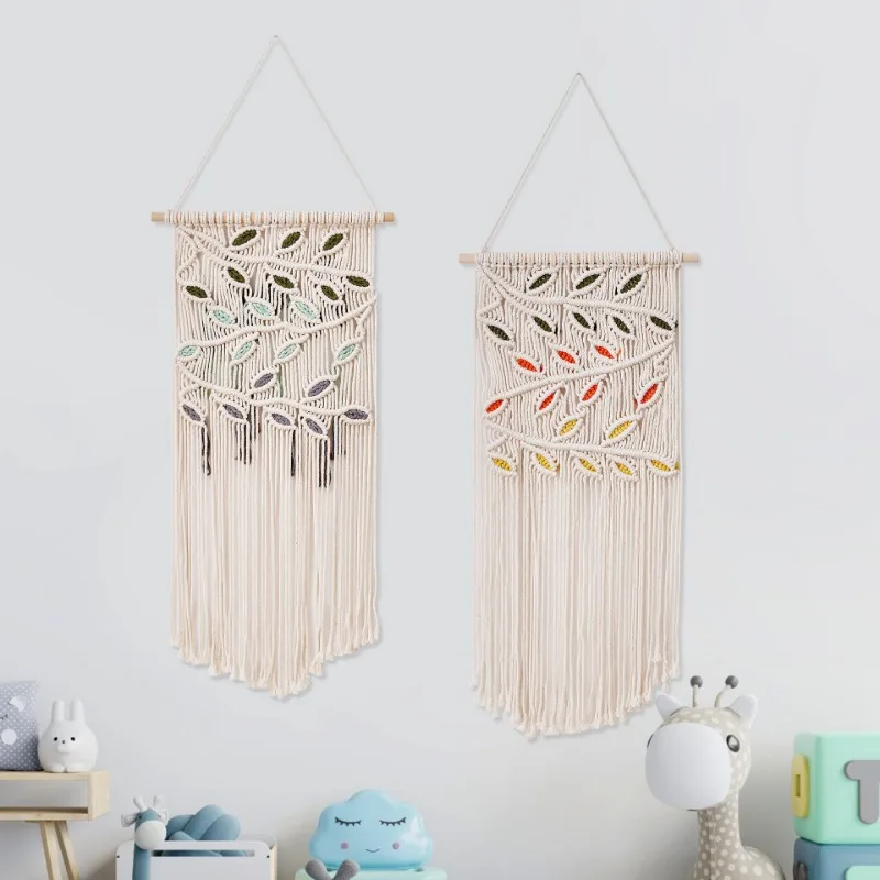80X40CM Fringe Carpet Leaf Weaving Bohemian Style Handmade Cotton Rope Background Wall Decoration Weaving Carpet Modern Simple
80X40CM Fringe Carpet Leaf Weaving Bohemian Style Handmade Cotton Rope Background Wall Decoration Weaving Carpet Modern Simple