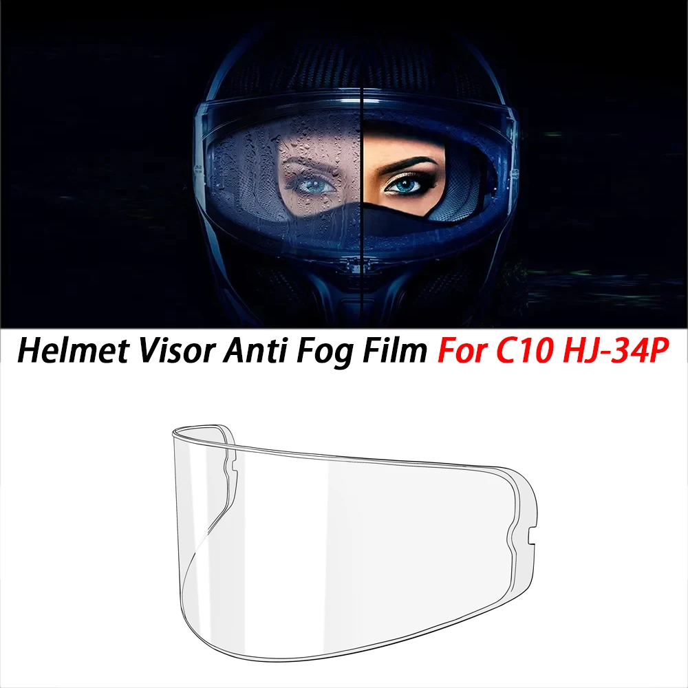 Motorcycle Helmet Film Anti Fog Film Visor Shield Fog Resistant For HJC C10 HJ-34P Lens Helmets Accessories
Motorcycle Helmet Film Anti Fog Film Visor Shield Fog Resistant For HJC C10 HJ-34P Lens Helmets Accessories