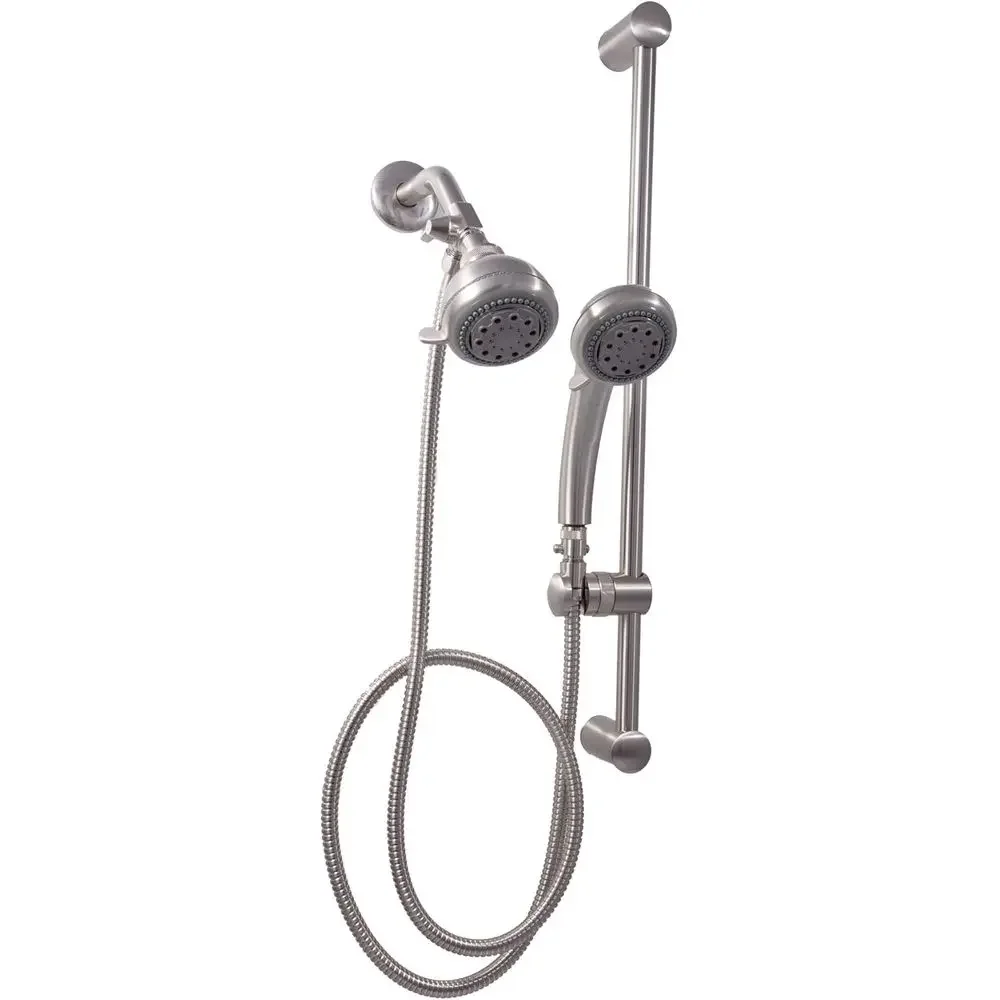 Hand-Held Shower & Combination Unit, Brushed Nickel Finish
Hand-Held Shower & Combination Unit, Brushed Nickel Finish