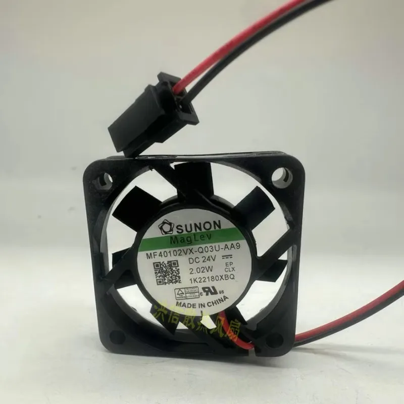 SUNON MF40102VX-Q03U-AA9 DC 24V 2.02W 40x40x10mm 2-Wire Server Cooling Fan
SUNON MF40102VX-Q03U-AA9 DC 24V 2.02W 40x40x10mm 2-Wire Server Cooling Fan
