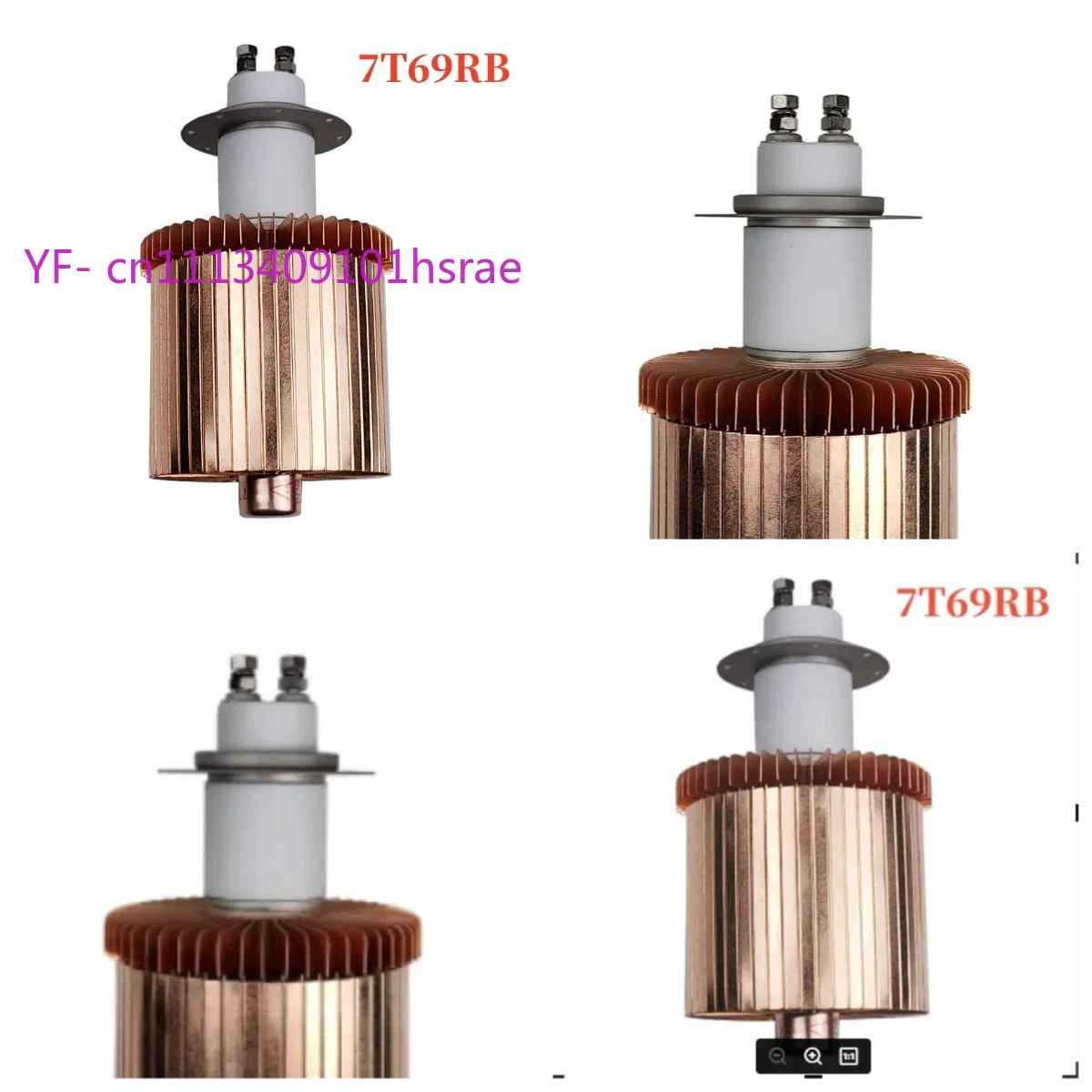 7T69RB Electronic Tube 8kW High Frequency Heat Sealing Machine Oscillator New Original
7T69RB Electronic Tube 8kW High Frequency Heat Sealing Machine Oscillator New Original