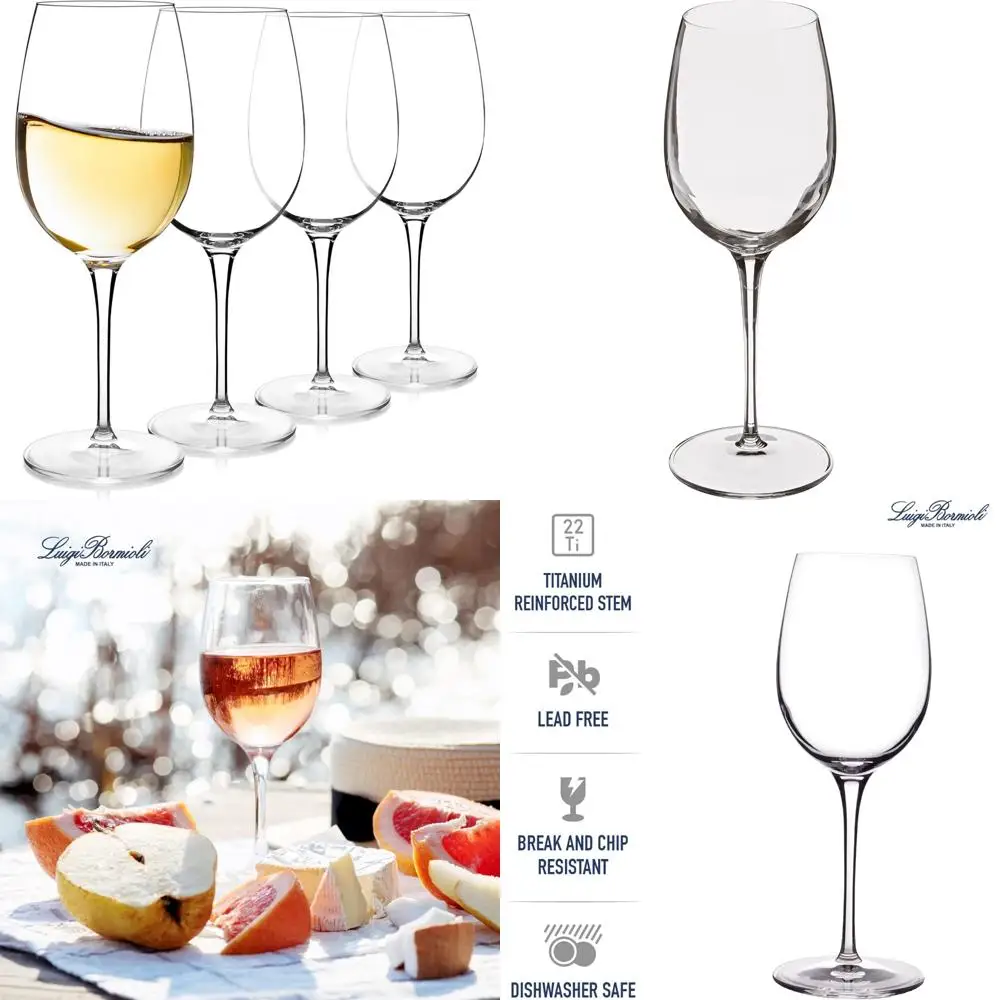 Коллекция Luigi Bormioli Crescendo — набор из 4 бокалов для белого вина Chardonnay, 13 унций, хрусталь, можно мыть в посудомоечной машине, созданный в Италии
Коллекция Luigi Bormioli Crescendo — набор из 4 бокалов для белого вина Chardonnay, 13 унций, хрусталь, можно мыть в посудомоечной машине, созданный в Италии