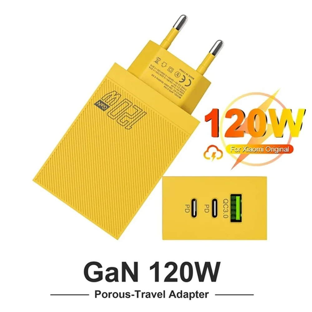 120W Fast Charging USB Type C Charger Head EU/US Plug 3 Ports USB A PD 3.0 Quick Charge Wall Charger For Phone Android Adapter
120W Fast Charging USB Type C Charger Head EU/US Plug 3 Ports USB A PD 3.0 Quick Charge Wall Charger For Phone Android Adapter