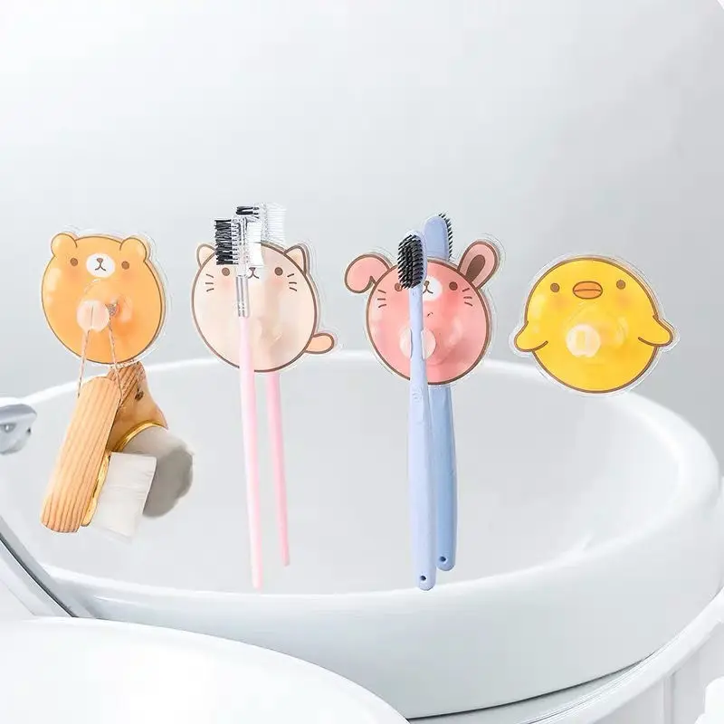 Home Wall Mounted Bathroom Creative Toothbrush Holder Cartoon Adhesive Toothbrush Holder Durable Toothbrush Sticker
Home Wall Mounted Bathroom Creative Toothbrush Holder Cartoon Adhesive Toothbrush Holder Durable Toothbrush Sticker
