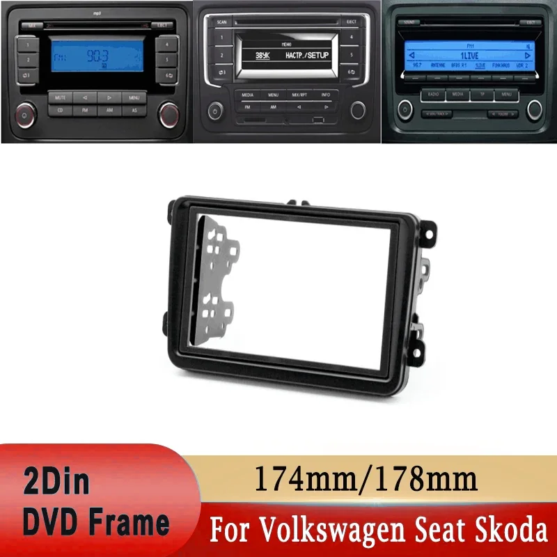 2 Din Car Radio Fascia Frame Panel DVD Dashboard Interior Trim for Volkswagen for VW Touran Caddy SEAT for Skoda Fabia Octavia 2
2 Din Car Radio Fascia Frame Panel DVD Dashboard Interior Trim for Volkswagen for VW Touran Caddy SEAT for Skoda Fabia Octavia 2