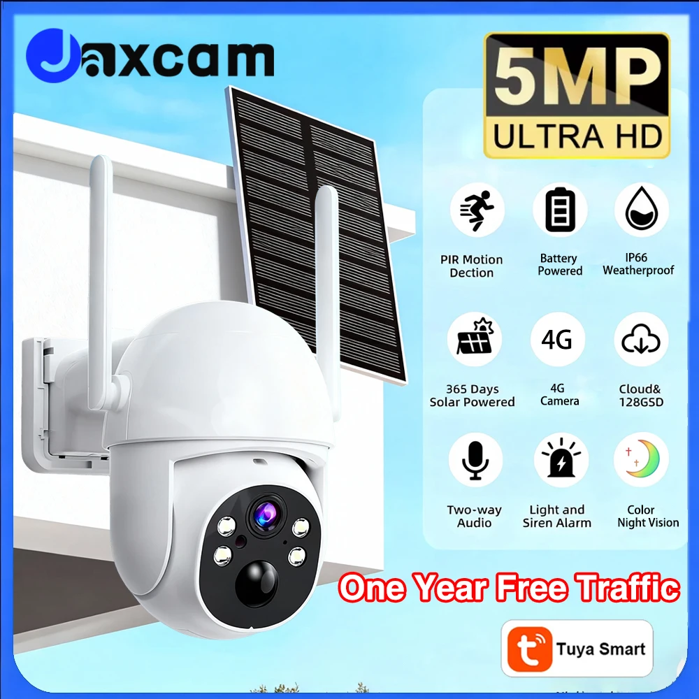 Tuya 5MP HD 4G Solar Battery Camera With Solar Panels Color Night Vision IR Motion Detection Outdoor waterproof PTZ IP cam
Tuya 5MP HD 4G Solar Battery Camera With Solar Panels Color Night Vision IR Motion Detection Outdoor waterproof PTZ IP cam
