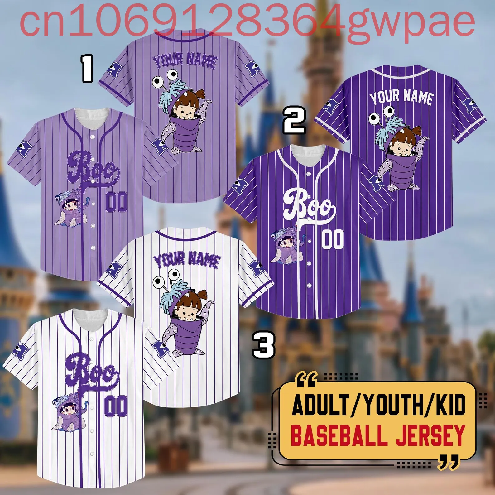 Бейсбольная майка Disney Monster Inc James Boo на заказ для мужчин, женщин и детей, летняя повседневная бейсбольная рубашка с короткими рукавами, модные трикотажные топы
Бейсбольная майка Disney Monster Inc James Boo на заказ для мужчин, женщин и детей, летняя повседневная бейсбольная рубашка с короткими рукавами, модные трикотажные топы