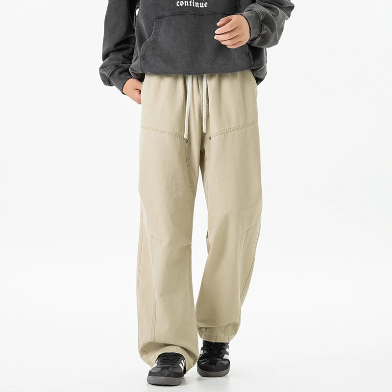 Retro Vintage Wide Leg Pants Casual Loose Comfortable Skin Friendly Simple Design Versatile Loose Hanging Feeling Trousers
Retro Vintage Wide Leg Pants Casual Loose Comfortable Skin Friendly Simple Design Versatile Loose Hanging Feeling Trousers