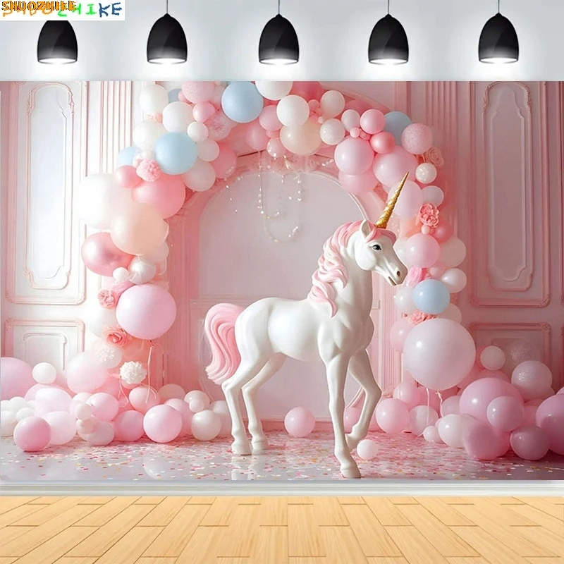 Dreamy Unicorn Balloon Photography Backdrop Kids Birthday Party Rainbow Flower Background Cake Smash Photo Background CH-01
Dreamy Unicorn Balloon Photography Backdrop Kids Birthday Party Rainbow Flower Background Cake Smash Photo Background CH-01