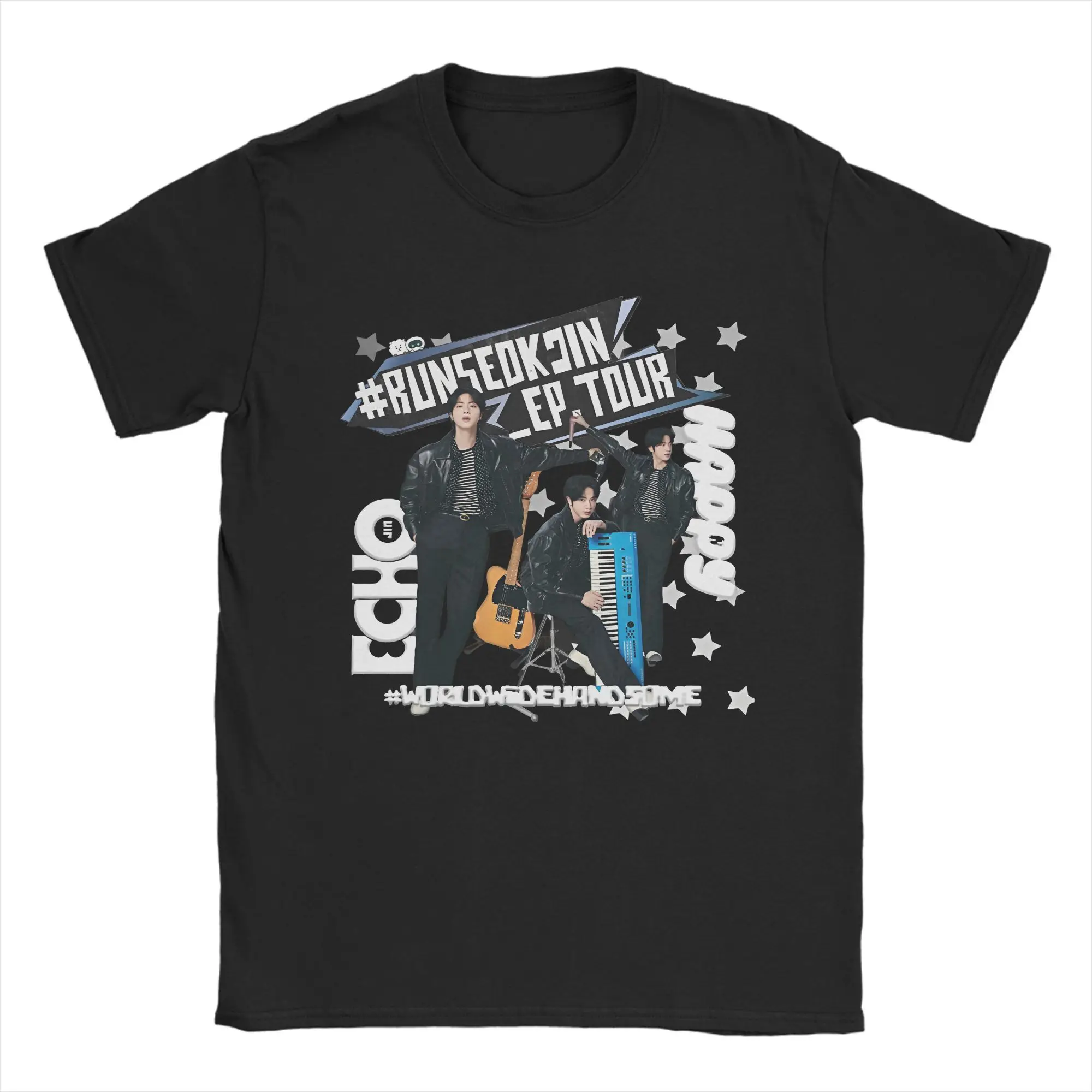Модная футболка Jin RUNSEOKJIN EP TOUR 2025 для мужчин и женщин, футболка из чистого хлопка, одежда с короткими рукавами
Модная футболка Jin RUNSEOKJIN EP TOUR 2025 для мужчин и женщин, футболка из чистого хлопка, одежда с короткими рукавами